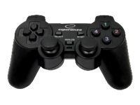 Esperanza Gamepad PC Sony PlayStation 2 Sony PlayStation 3 Sort i gruppen HJEMMEELEKTRONIK / Spilkonsoller og tilbehør / Sony PlayStation 2 hos TP E-commerce Nordic AB (C60428)