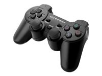 Esperanza TROOPER Gamepad PC Sony PlayStation 3 Sort i gruppen HJEMMEELEKTRONIK / Spilkonsoller og tilbehør / Sony PlayStation 3 hos TP E-commerce Nordic AB (C60443)