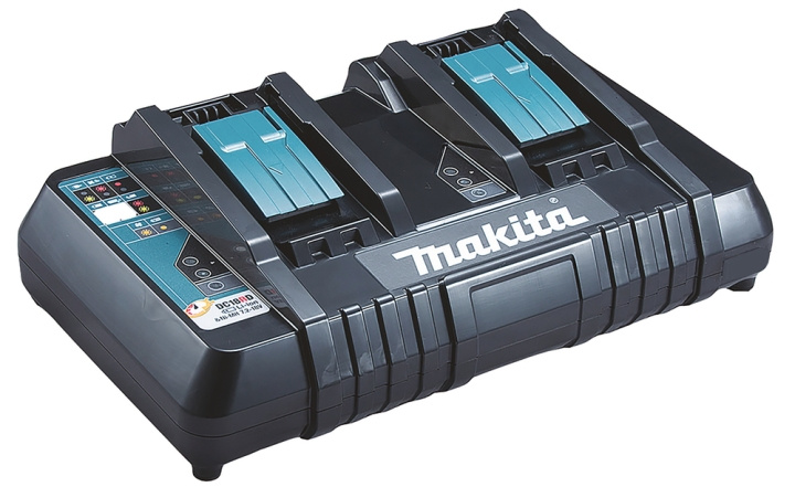 Makita DC18RD Batterioplader 14,4V / 18V i gruppen HJEM, HUS & HAVE / Værktøj / Batterier til håndværktøj / Makita hos TP E-commerce Nordic AB (C60506)