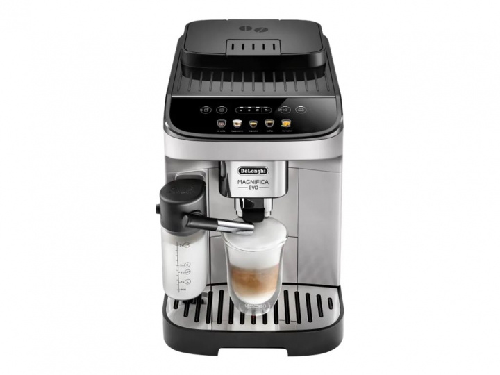 DeLonghi De\'Longhi Magnifica Evo ECAM290.61.SB Automatisk kaffemaskine Sølv/sort i gruppen HJEM, HUS & HAVE / Husholdningsapparater / Kaffe og espresso / Espressomaskiner hos TP E-commerce Nordic AB (C60549)