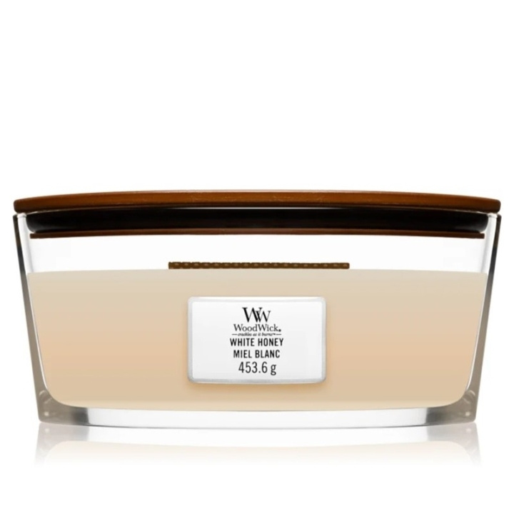 WoodWick Ellipse - White Honey i gruppen SKØNHED & HELSE / Duft & Parfume / Øvrig duft / Duftlys hos TP E-commerce Nordic AB (C60581)