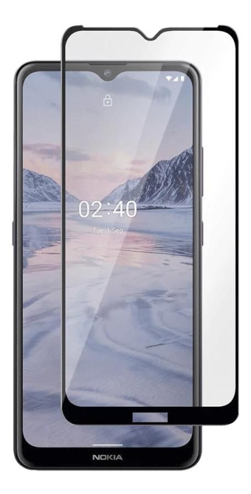 panzer 2.4 Full-fit Glass black i gruppen SMARTPHONES & TABLETS / Mobil Beskyttelse / Nokia/Microsoft hos TP E-commerce Nordic AB (C60630)