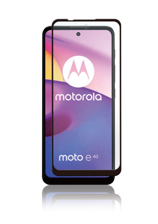 panzer Motorola Moto E40/E30 Full Fit Glass Black i gruppen SMARTPHONES & TABLETS / Mobil Beskyttelse / Motorola hos TP E-commerce Nordic AB (C60662)