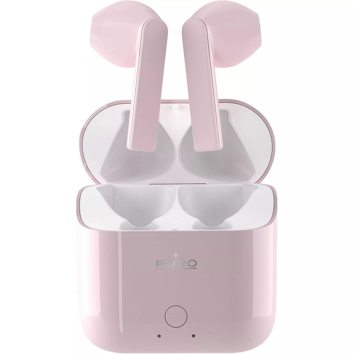 Puro ICON POD, Bluetooth Earphones w/charging case, Rose i gruppen HJEMMEELEKTRONIK / Lyd & billede / Hovedtelefoner & Tilbehør / Hovedtelefoner hos TP E-commerce Nordic AB (C60699)