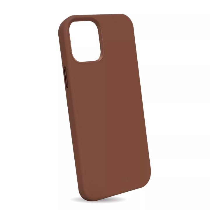 Puro iPhone 13 SKY Cover Leather Look, Brown i gruppen SMARTPHONES & TABLETS / Mobil Beskyttelse / Apple / iPhone 13 / Cover hos TP E-commerce Nordic AB (C60727)