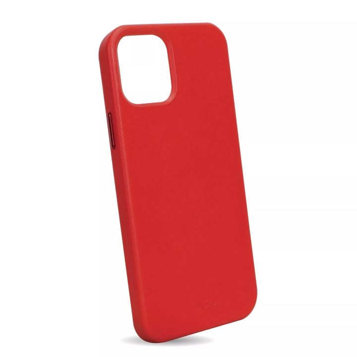 Puro iPhone 13 SKY Cover Leather Look, Red i gruppen SMARTPHONES & TABLETS / Mobil Beskyttelse / Apple / iPhone 13 / Cover hos TP E-commerce Nordic AB (C60729)