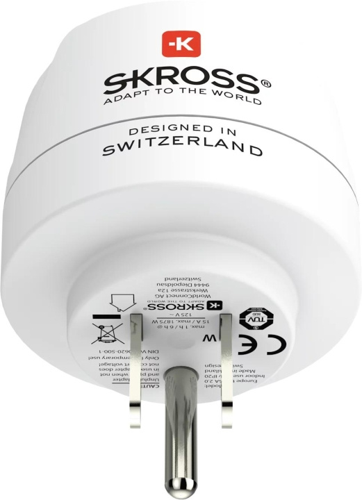 SKROSS Europe to USA - BULK i gruppen HJEM, HUS & HAVE / Elektricitet & Belysning / Rejseadaptere hos TP E-commerce Nordic AB (C60744)