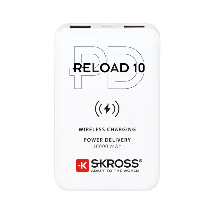 SKROSS Reload 10, Power Bank, Wireless Qi, PD i gruppen SMARTPHONES & TABLETS / Opladere og kabler / Powerbanks hos TP E-commerce Nordic AB (C60759)