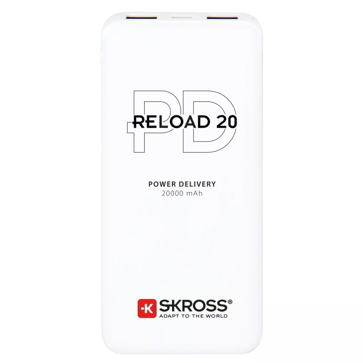 SKROSS Reload 20, Power Bank, PD i gruppen SMARTPHONES & TABLETS / Opladere og kabler / Powerbanks hos TP E-commerce Nordic AB (C60760)