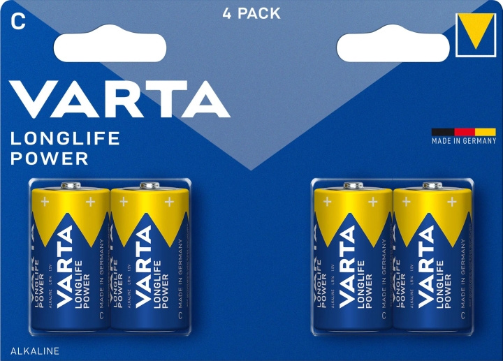 Varta Longlife Power C 4 Pack i gruppen HJEMMEELEKTRONIK / Batterier og opladere / Batterier / Andet hos TP E-commerce Nordic AB (C60781)