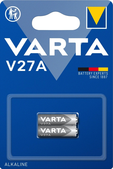Varta V27A Alkaline Special Battery, 12V, 2 Pack i gruppen HJEMMEELEKTRONIK / Batterier og opladere / Batterier / Andet hos TP E-commerce Nordic AB (C60804)