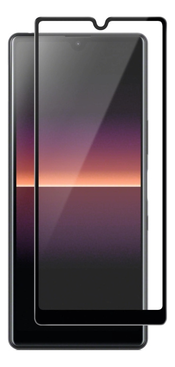 panzer Sony Xperia L4, Full-Fit Glass, black i gruppen SMARTPHONES & TABLETS / Mobil Beskyttelse / Sony hos TP E-commerce Nordic AB (C60832)
