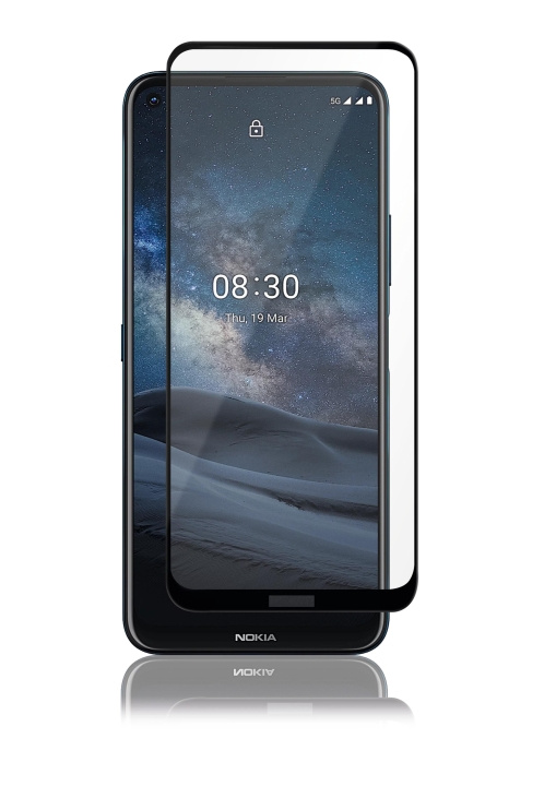 panzer Nokia 8.3 5G Full-Fit Glass Black i gruppen SMARTPHONES & TABLETS / Mobil Beskyttelse / Nokia/Microsoft hos TP E-commerce Nordic AB (C60836)