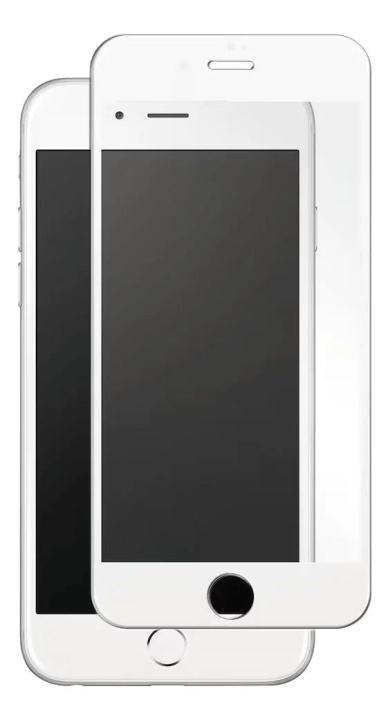panzer iPhone 8/7/6S Plus Full-Fit Glass white i gruppen SMARTPHONES & TABLETS / Mobil Beskyttelse / Apple / iPhone 8 hos TP E-commerce Nordic AB (C60847)