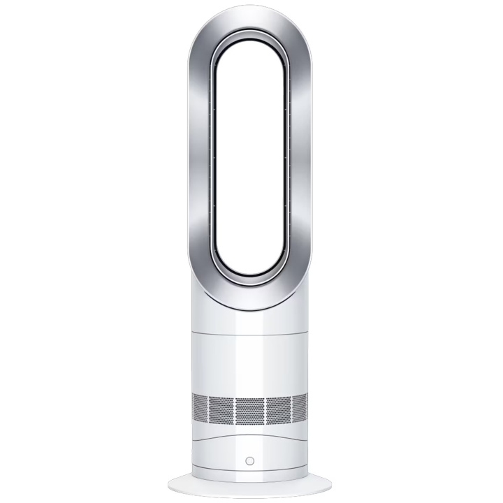 Dyson Hot+Cool Jet Focus AM09 køleblæser/opvarmer Gulvstående Sølv Hvid i gruppen HJEM, HUS & HAVE / Ventilator & Klima apparater / Gulventilatorer hos TP E-commerce Nordic AB (C60907)