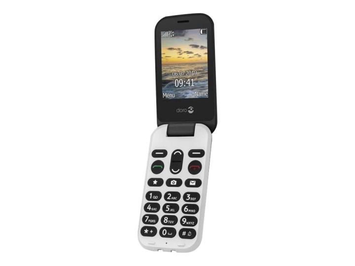 Doro 6060 2.8 Sort i gruppen SMARTPHONES & TABLETS / Mobiltelefoner & smartphones hos TP E-commerce Nordic AB (C60920)