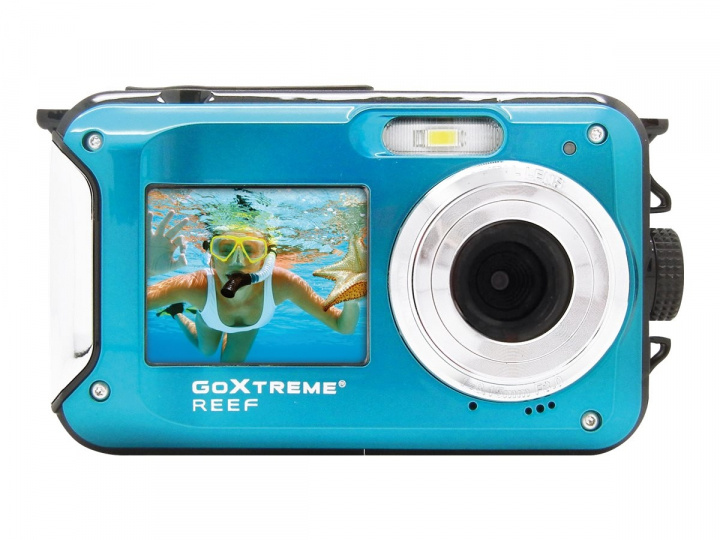 Easypix GoXtreme Reef 8Megapixel Blå Digitalkamera i gruppen HJEMMEELEKTRONIK / Foto og video / Kamera hos TP E-commerce Nordic AB (C60924)