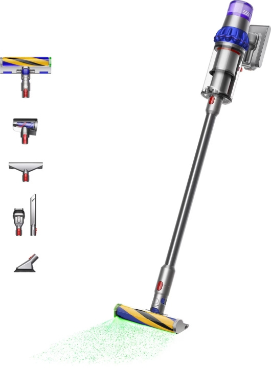 Dyson V15 Detect Fluffy Støvsuger Pind/håndholdt 240W 0.76liter i gruppen HJEM, HUS & HAVE / Rengøringsmidler / Støvsugere og tilbehør / Håndstøvsuger hos TP E-commerce Nordic AB (C60934)