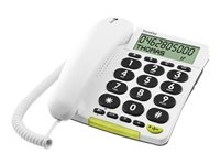 Doro PhoneEasy 312cs Telefon med ledning LCD-skærm i gruppen SMARTPHONES & TABLETS / Mobiltelefoner & smartphones hos TP E-commerce Nordic AB (C60940)