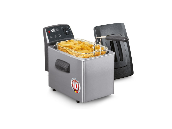 FRITEL TURBO SF Fritureapparat 4liter Antracit metallisk/sølv i gruppen HJEM, HUS & HAVE / Husholdningsapparater / Airfryers & Friture hos TP E-commerce Nordic AB (C61033)