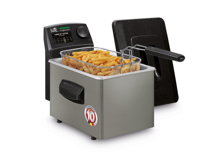 FRITEL FryTastic Fritureapparat 3liter Anthracit/sølv i gruppen HJEM, HUS & HAVE / Husholdningsapparater / Airfryers & Friture hos TP E-commerce Nordic AB (C61035)