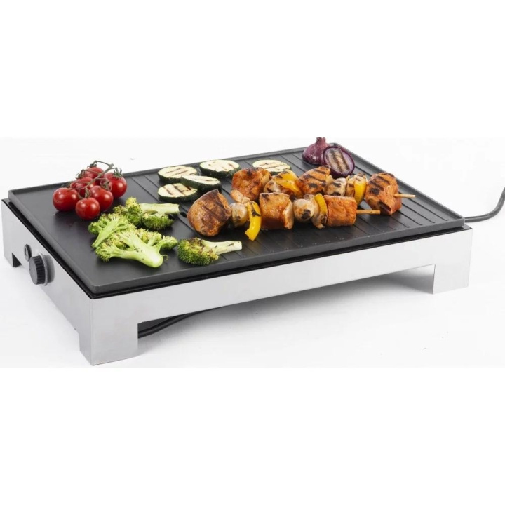 FRITEL Family TG 1475 Grill Sort/inox i gruppen HJEM, HUS & HAVE / Have og gårdhave / Grill og Grill Tilbehør hos TP E-commerce Nordic AB (C61066)