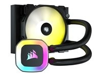 Corsair H55 RGB kølesystem 1-pack Sort Hvid 120 mm i gruppen COMPUTERTILBEHØR / Computerkomponenter / Køling / Processorkøling hos TP E-commerce Nordic AB (C61319)