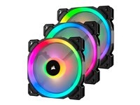 Corsair LL Series LL120 RGB Dual Light Loop Fan 3-pack Blå Grøn Orange Lilla Rød Hvid Gul 120 mm i gruppen COMPUTERTILBEHØR / Computerkomponenter / Køling / Blæser hos TP E-commerce Nordic AB (C61325)