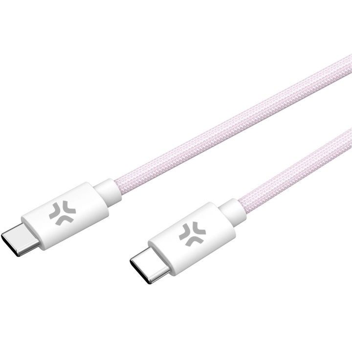 Celly USB-C - USB-C-kabel 60W 1,5 m Rosa i gruppen SMARTPHONES & TABLETS / Opladere og kabler / Kabler / Kabler Type C hos TP E-commerce Nordic AB (C61396)