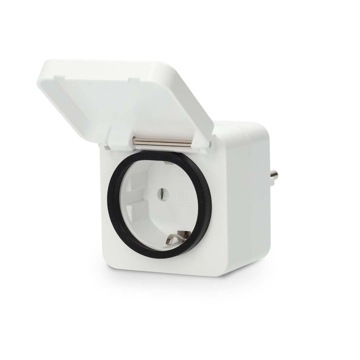 Nedis SmartLife Smart Plug | Zigbee 3.0 | IP44 | Effektmåler | 3680 W | Type F (CEE 7/7) | -25 - 55 °C | Android™ / IOS | Hvid | 1 stk i gruppen HJEM, HUS & HAVE / Smart hjem / Smart plugs hos TP E-commerce Nordic AB (C61443)