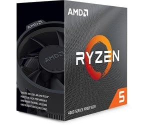 AMD CPU Ryzen 5 4500 3.6GHz 6 kerner AM4 (PIB - m/køler) i gruppen COMPUTERTILBEHØR / Computerkomponenter / Processorer hos TP E-commerce Nordic AB (C61660)