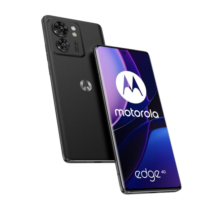Motorola Edge 40 6.55 8/256GB - Sort i gruppen SMARTPHONES & TABLETS / Mobiltelefoner & smartphones hos TP E-commerce Nordic AB (C61678)
