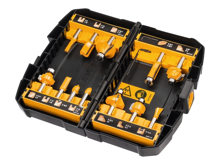 DeWALT DT90016-QZ Router-bitsæt i gruppen HJEM, HUS & HAVE / Værktøj / Øvrigt værktøjer og tilbehør hos TP E-commerce Nordic AB (C61693)