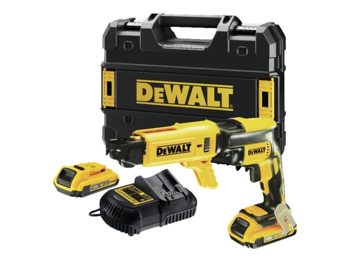 DeWALT DCF620D2K-QW Skruetrækker til gipsvæg Med batteri 2 batterier inkluderet 1/4 unbrakosokkel i gruppen HJEM, HUS & HAVE / Værktøj / Skruetrækkere hos TP E-commerce Nordic AB (C61704)