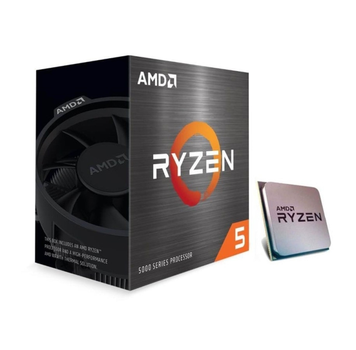 AMD CPU Ryzen 5 5500GT 3.6GHz 6 kerner Socket AM4 PIB - m/køler i gruppen COMPUTERTILBEHØR / Computerkomponenter / Processorer hos TP E-commerce Nordic AB (C61733)