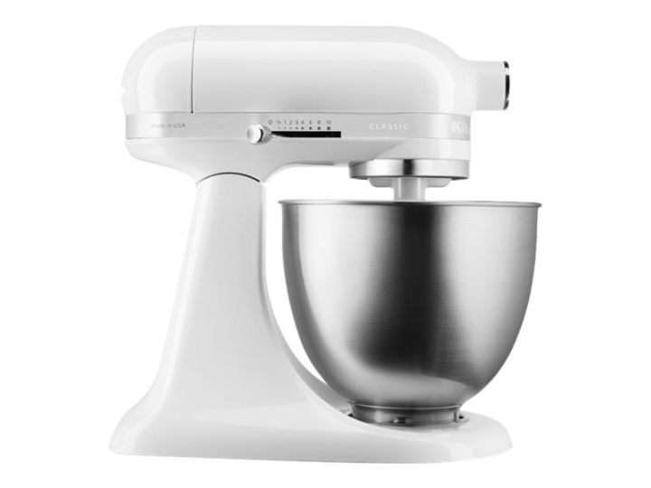 KitchenAid Classic 5KSM3310XEWH Køkkenmaskine 3.3liter Hvid i gruppen HJEM, HUS & HAVE / Husholdningsapparater / Foodprocessor og køkkenassistenter / Foodprocessor hos TP E-commerce Nordic AB (C61760)