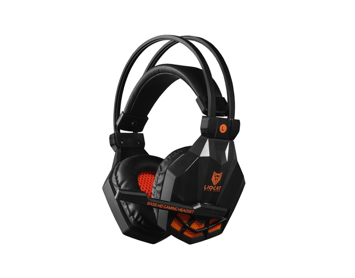 Liocat HP585C - Gaming-headset, sort i gruppen COMPUTERTILBEHØR / GAMING / Headset hos TP E-commerce Nordic AB (C61897)