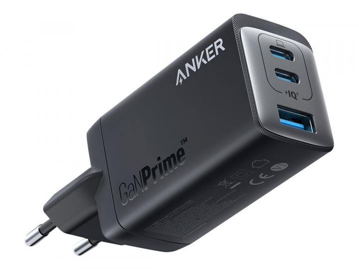 Anker Strømforsyningsadapter 65Watt Strøm 2-polet GaN i gruppen HJEM, HUS & HAVE / Elektricitet & Belysning / Netværksadaptere hos TP E-commerce Nordic AB (C61936)