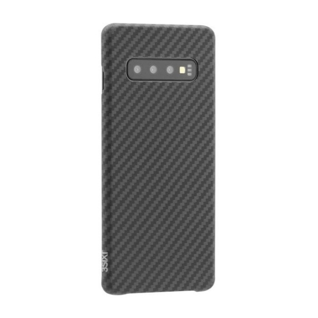 3SIXT Black Aramid Case - suitable for Samsung Galaxy S10 i gruppen SMARTPHONES & TABLETS / Mobil Beskyttelse / Samsung hos TP E-commerce Nordic AB (C62000)