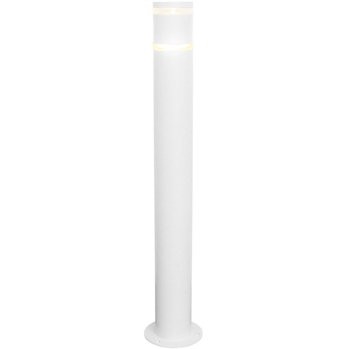 Llitt Nils Bollard Pollare 80cm E27-sockel IP44 Vit i gruppen HJEM, HUS & HAVE / Elektricitet & Belysning / Udendørs belysning / Havebelysning hos TP E-commerce Nordic AB (C62111)