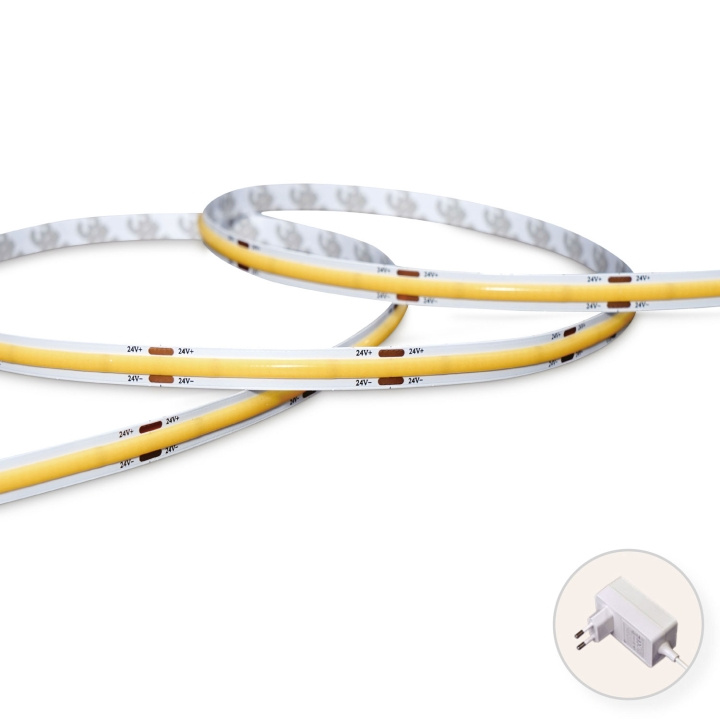 Llitt Ulrika Ledstrip kit COB-LED IP20 5m 3000K i gruppen HJEMMEELEKTRONIK / Lys / LED-kæder hos TP E-commerce Nordic AB (C62162)