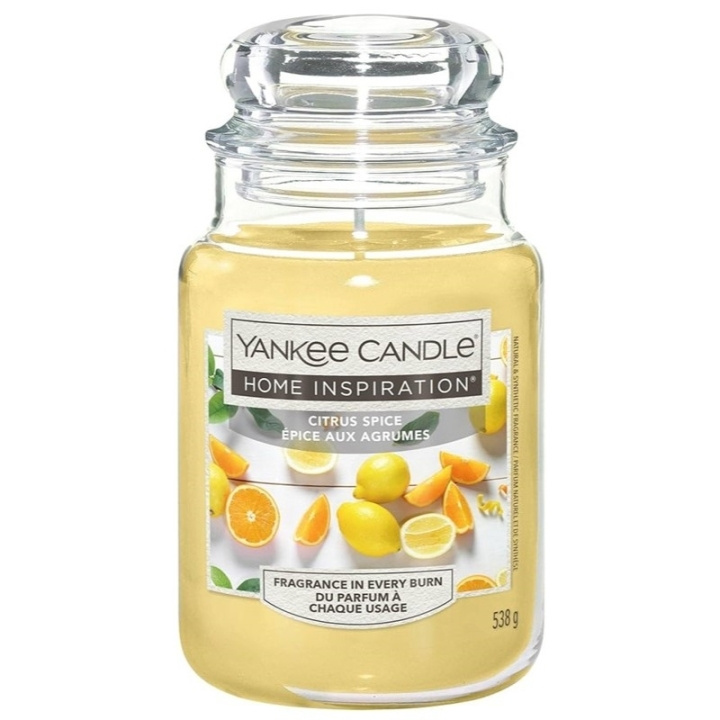 Yankee Candle Home Inspiration Large Citrus Spice 538g i gruppen SKØNHED & HELSE / Duft & Parfume / Øvrig duft / Duftlys hos TP E-commerce Nordic AB (C62256)