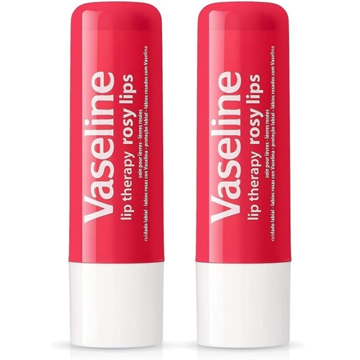 Vaseline Lip Care Rosy Lips 2 x 4.8g i gruppen SKØNHED & HELSE / Makeup / Læber / Læbepomade hos TP E-commerce Nordic AB (C62260)