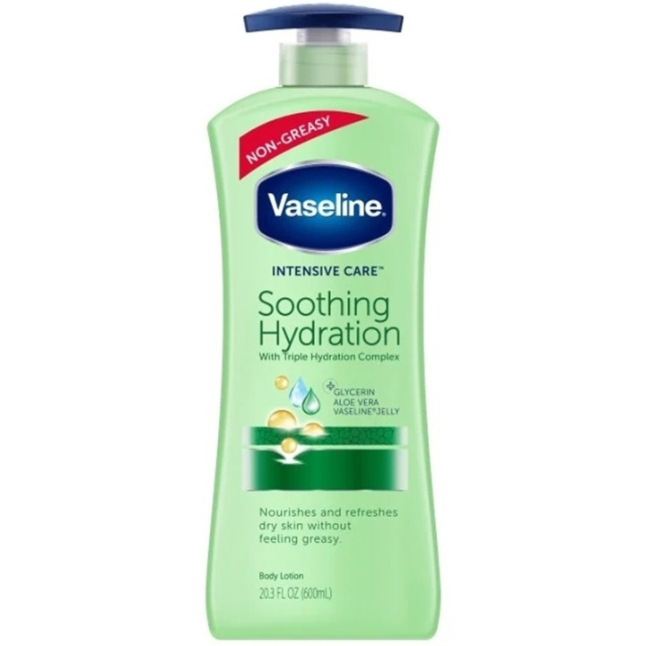 Vaseline Aloe Soothing Hydration Body Lotion 600ml i gruppen SKØNHED & HELSE / Hudpleje / Kropspleje / Body lotion hos TP E-commerce Nordic AB (C62264)