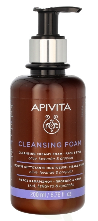 Apivita Face & Eye Foam Cleanser 200 ml i gruppen SKØNHED & HELSE / Hudpleje / Ansigt / Rengøring hos TP E-commerce Nordic AB (C62421)