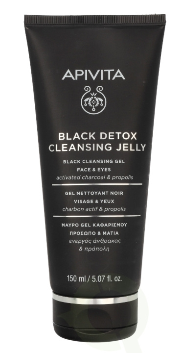 Apivita Black Cleansing Gel 150 ml i gruppen SKØNHED & HELSE / Hudpleje / Ansigt / Rengøring hos TP E-commerce Nordic AB (C62425)