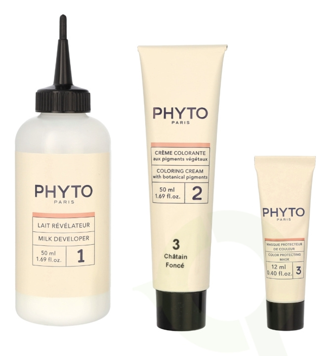 Phyto Phytocolor Permanent Color 112 ml #03 Dark Brown i gruppen SKØNHED & HELSE / Hår og styling / Hårpleje / Hårfarve / Hårfarve & Farve bombe hos TP E-commerce Nordic AB (C62436)