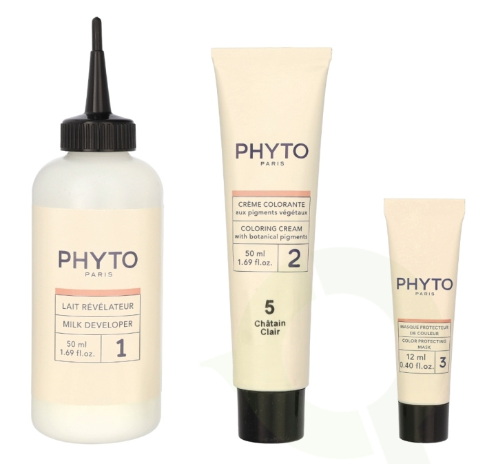 Phyto Phytocolor Permanent Color 112 ml #05 Light Brown i gruppen SKØNHED & HELSE / Hår og styling / Hårpleje / Hårfarve / Hårfarve & Farve bombe hos TP E-commerce Nordic AB (C62437)