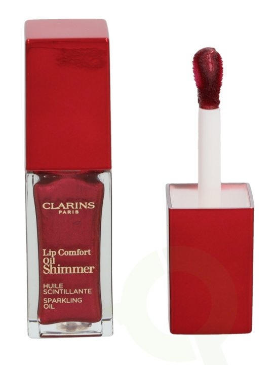 Clarins Lip Comfort Oil Shimmer 7 ml #08 Burgundy Wine i gruppen SKØNHED & HELSE / Makeup / Læber / Læbestift hos TP E-commerce Nordic AB (C62478)