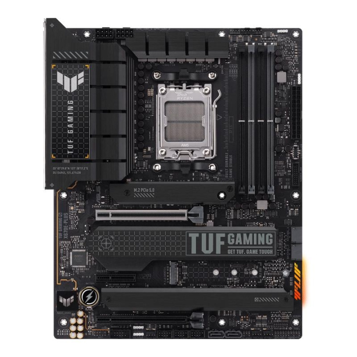 ASUS TUF Gaming X670E-Plus - ATX, AM5, DDR5 i gruppen COMPUTERTILBEHØR / Computerkomponenter / Bundkort hos TP E-commerce Nordic AB (C62508)